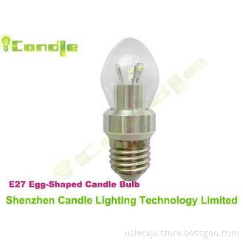High Lumen E27 Led Light Bulb 3 Watt For Hospital / Office